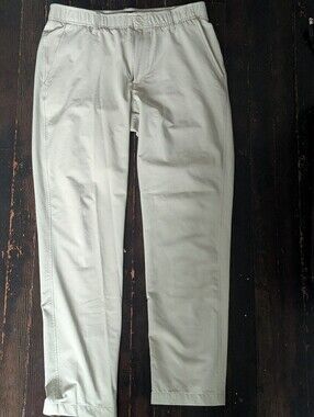 Under Armour Slim Chino Pants in Light Cream